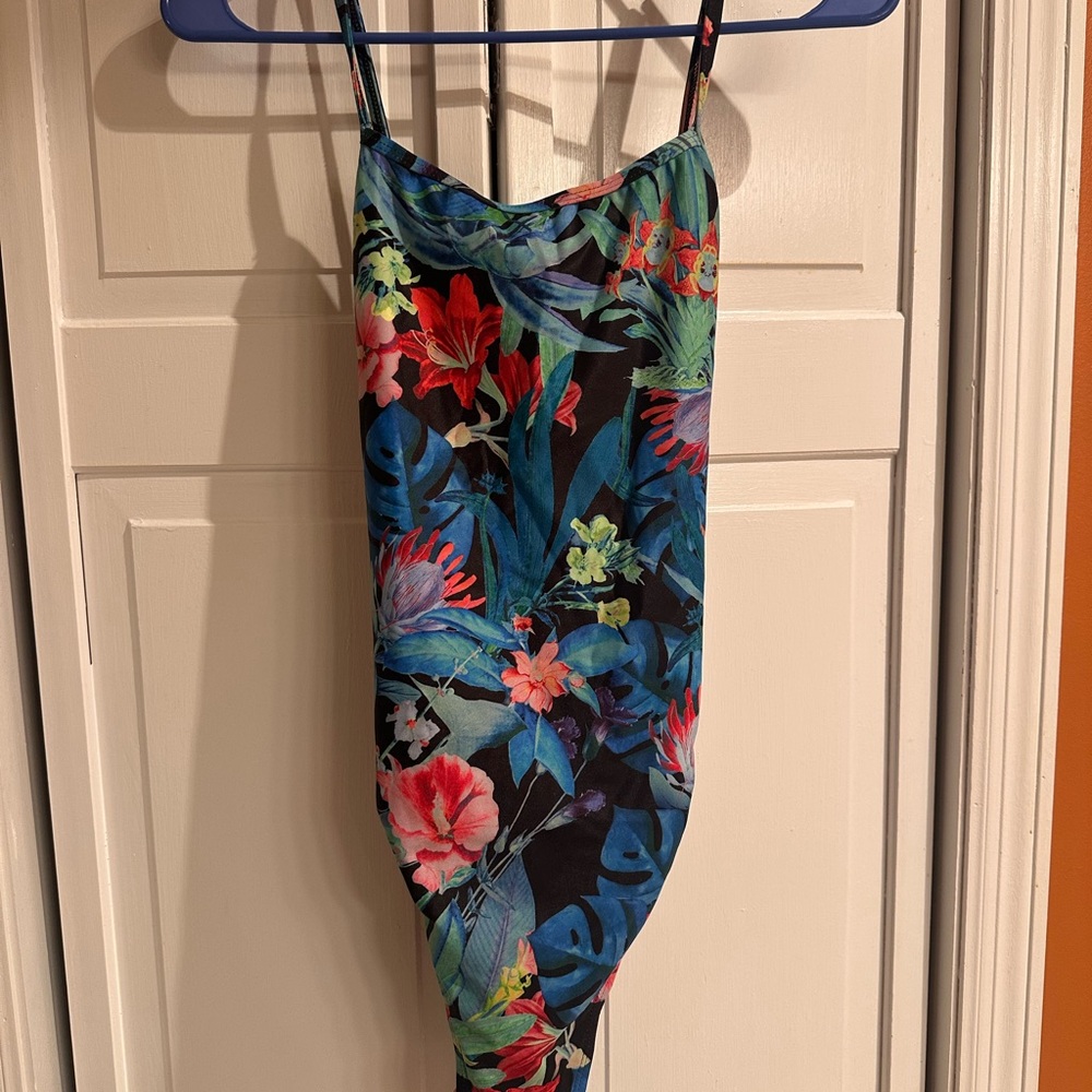 Jolyn Floral Tropical Print Brandon Suit